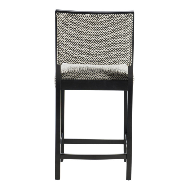 Latitude Run® Bertold Chevron Pattern Wooden Bar & Counter Stool Wayfair